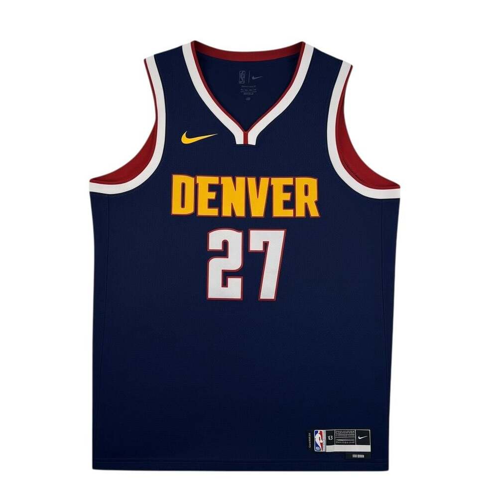 Nike Denver Nuggets Size XL 52 Jamal Murray 27 Icon Edition Swingman Jersey